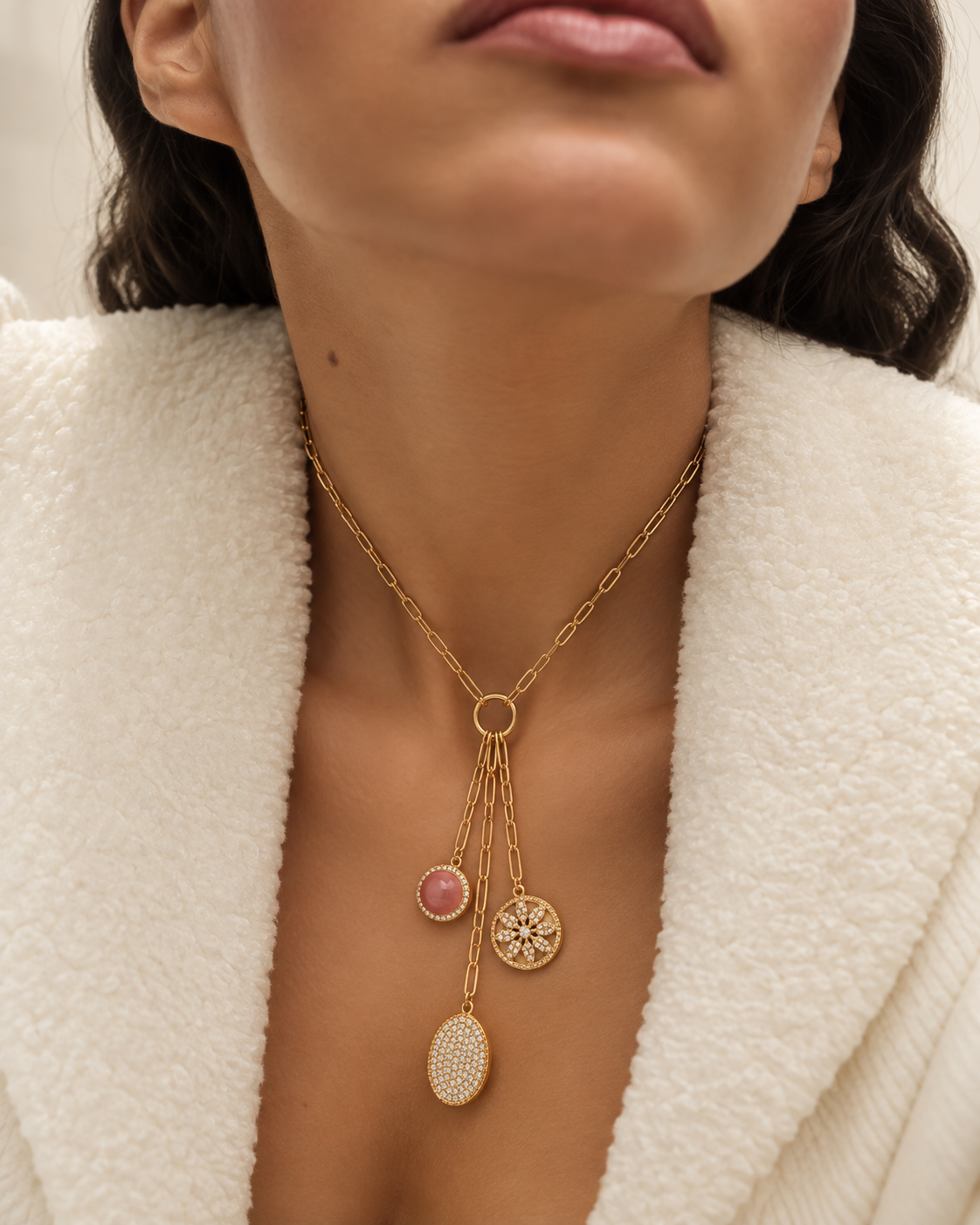 COLLIER JAWAHIR ROSÉ
