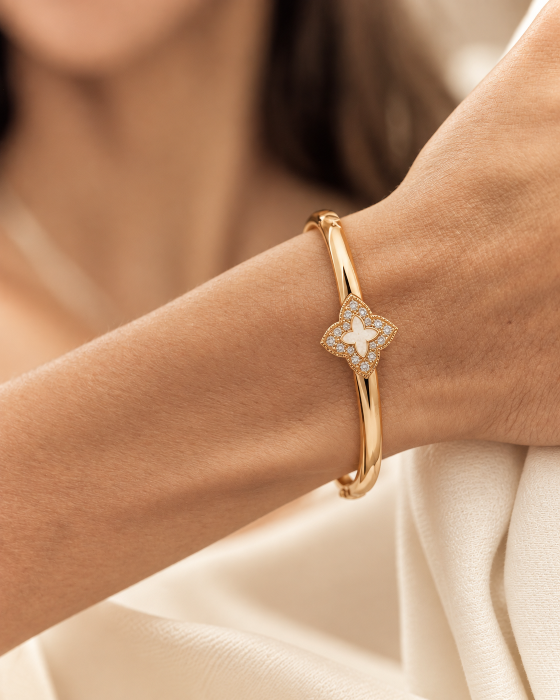 BRACELET TRÈFLE D’OR